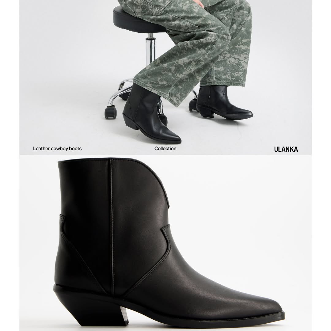 ULANKA Facebook ad: Botines de piel | ULANKA