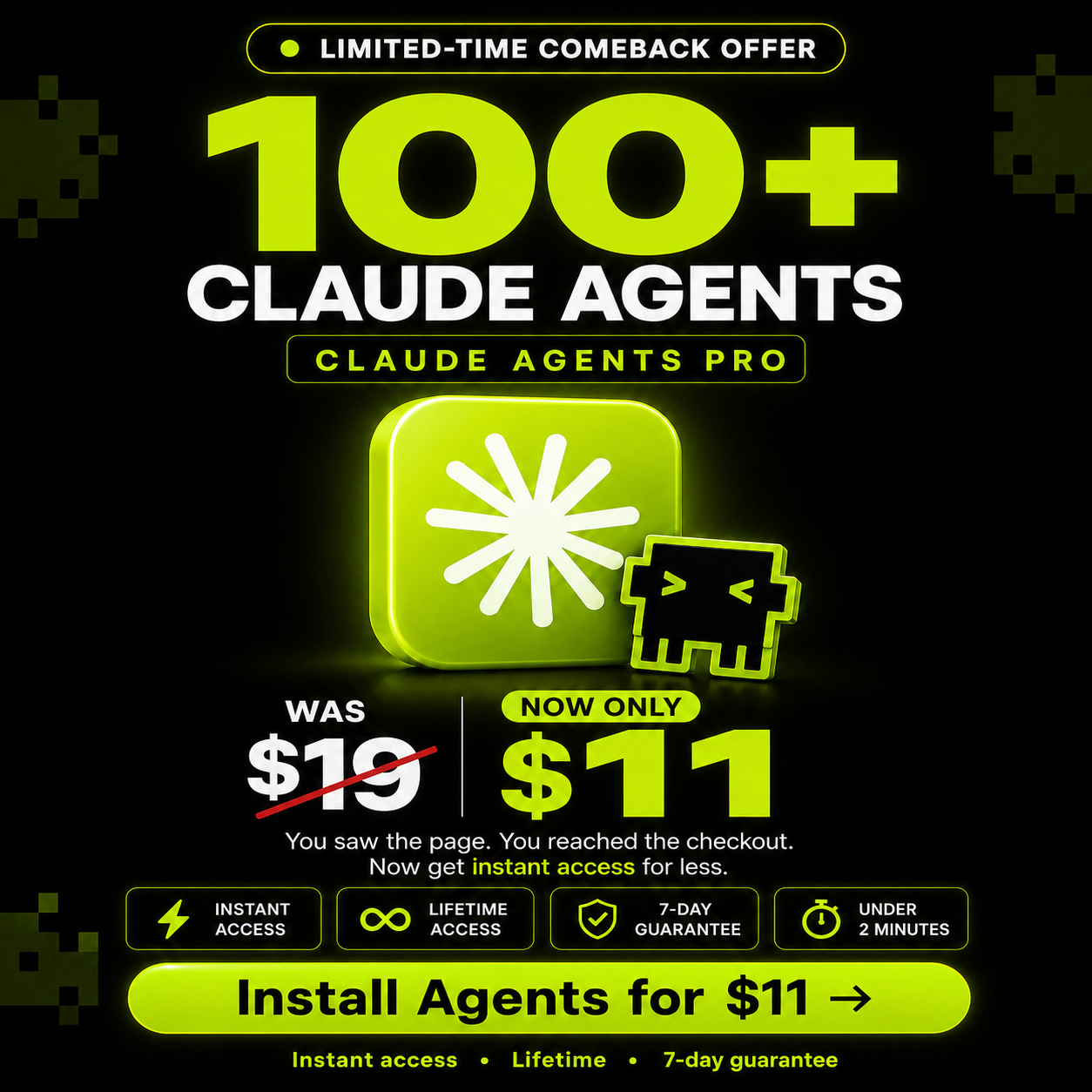Skills AI Pack Facebook ad: You received an extra discount!