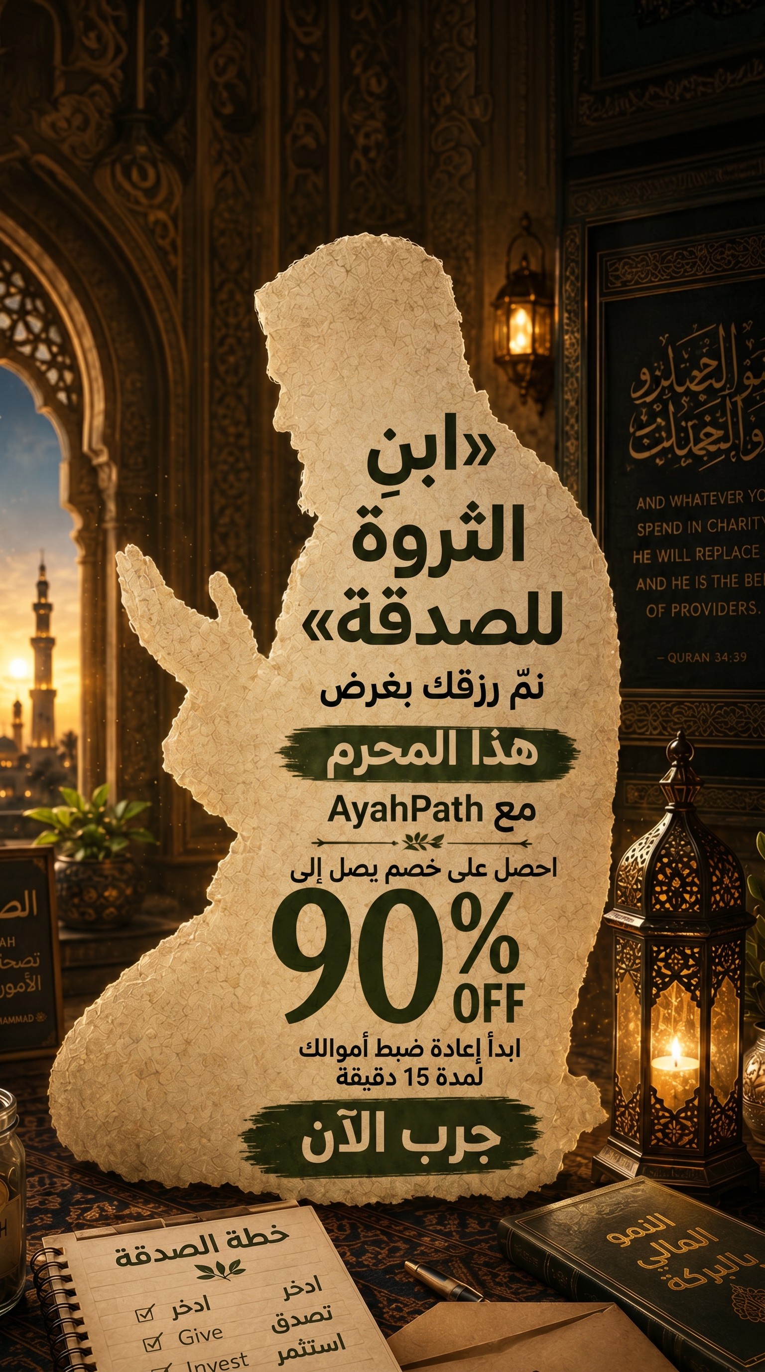 Quran Noor Facebook ad: لا قلق من الله - لا قلق من…