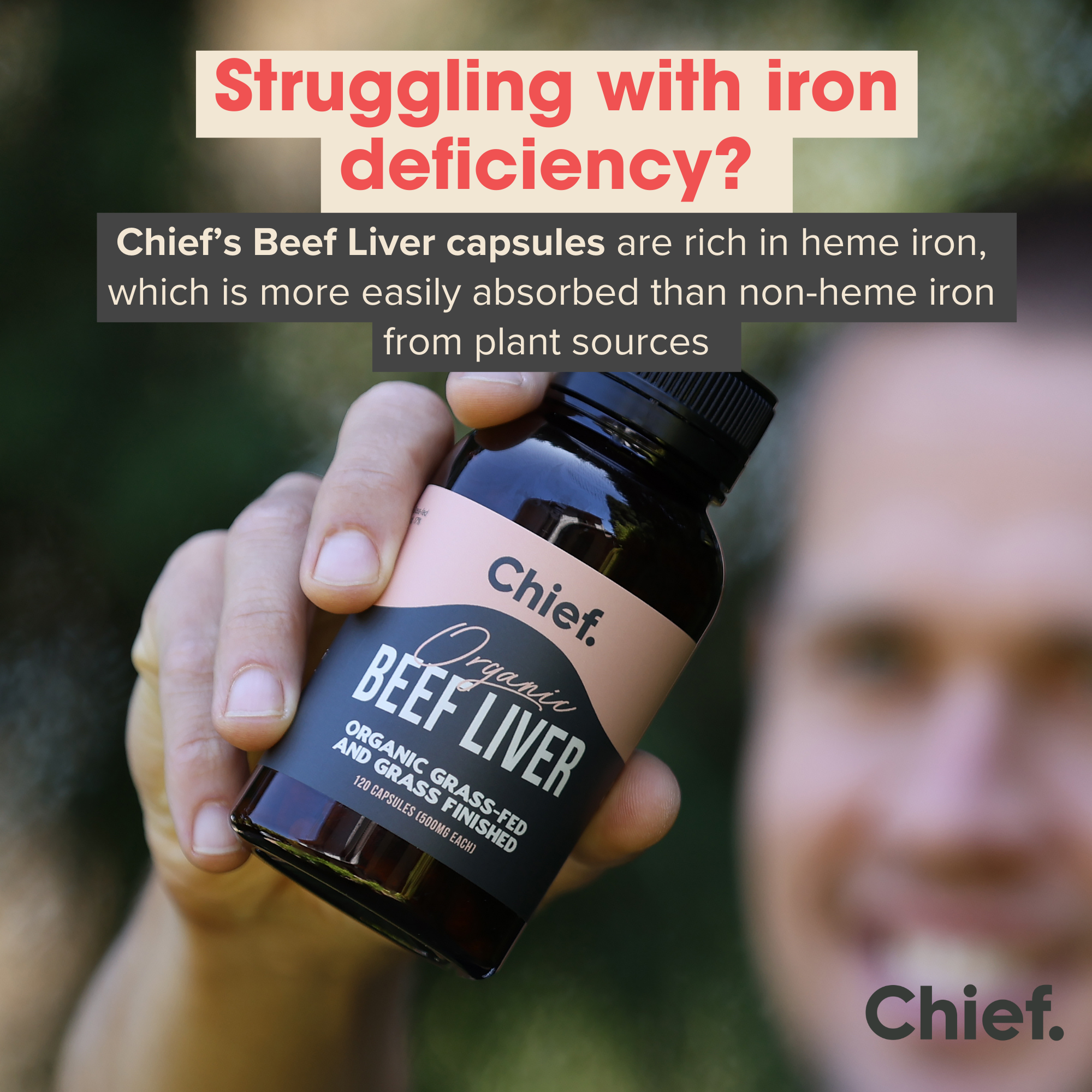 Chief Nutrition Facebook ad