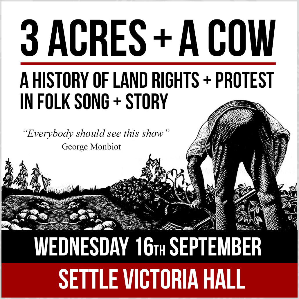 Three Acres And A Cow Facebook ad: our show is a-moo-sing!