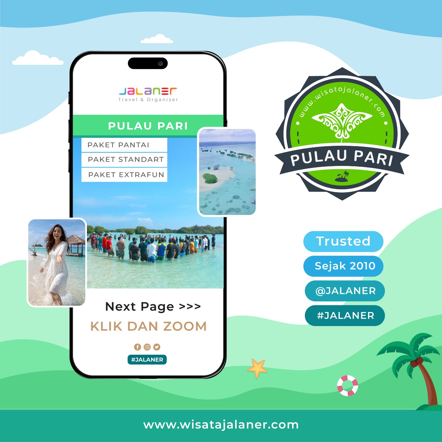 Travel Pulau Seribu Facebook ad: Jalan - Jalan Yuk