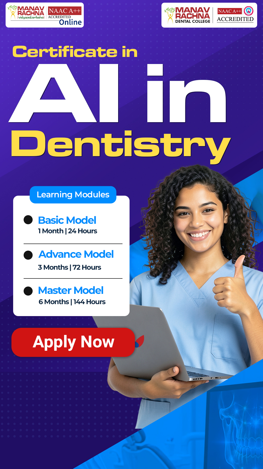 Manav Rachna Online Facebook ad: Certificate in Medico Legal Science, Enroll Today