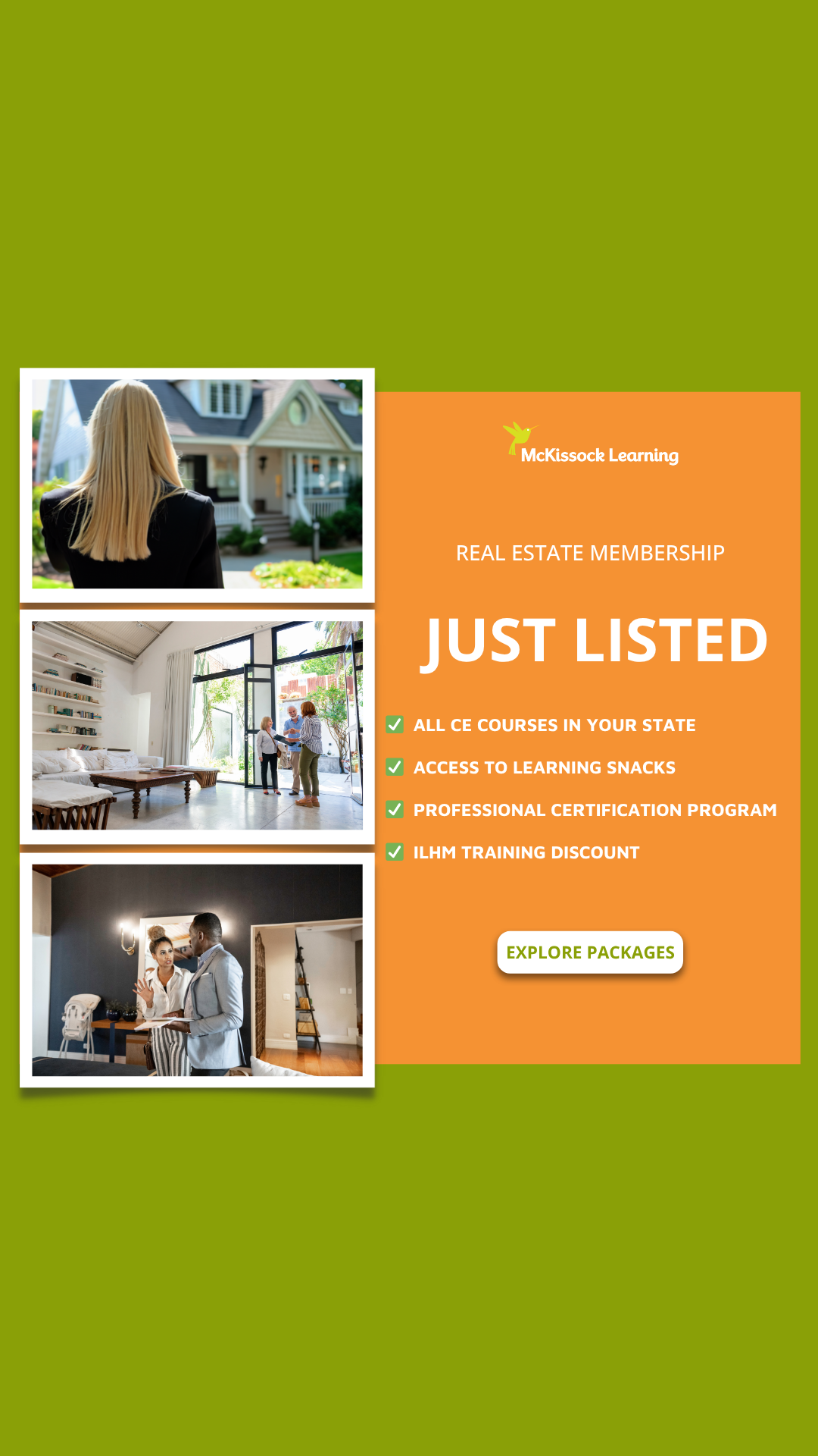 McKissock Real Estate Education Facebook ad