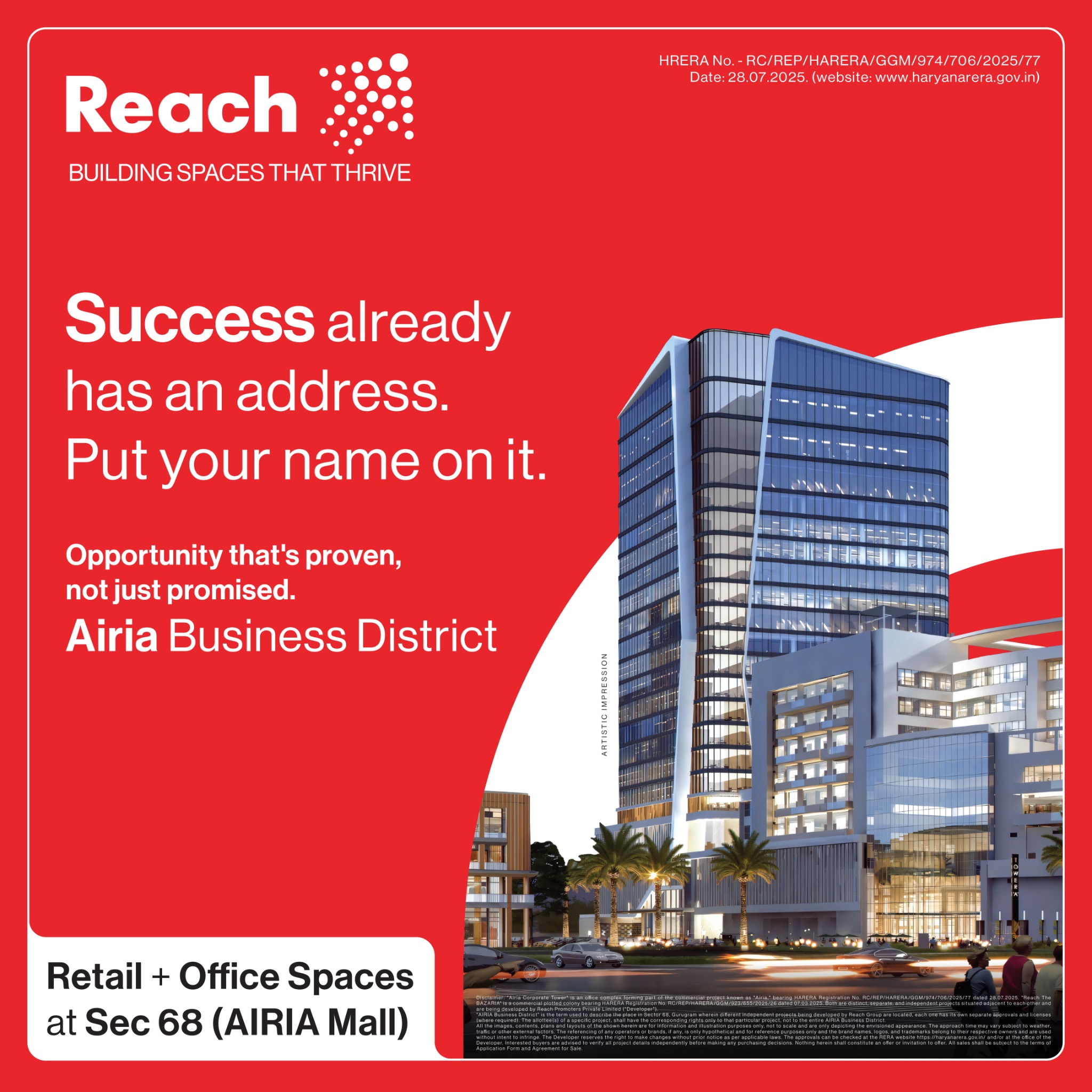 Reach Group Facebook ad from May 28, 2026