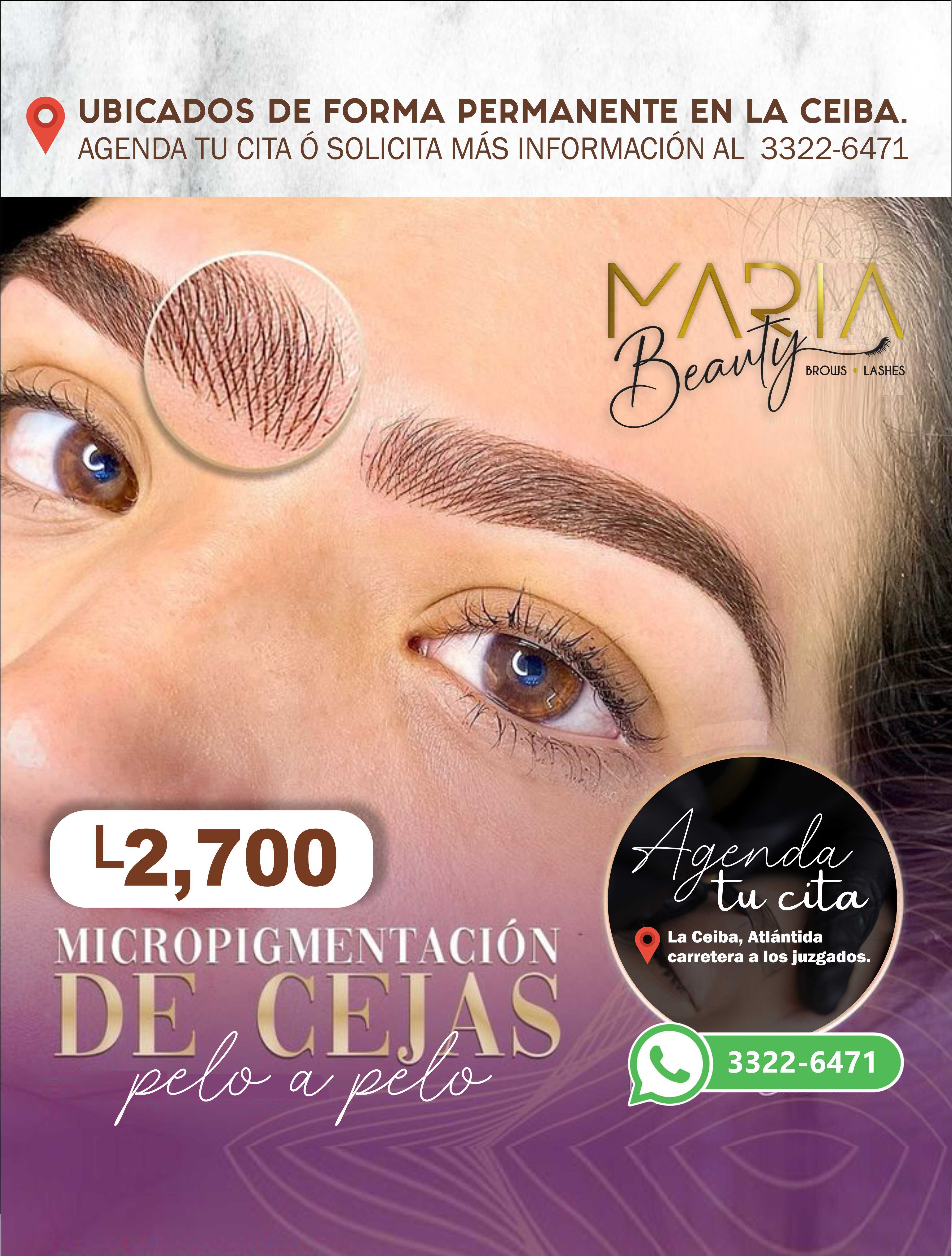 María Beauty Facebook ad