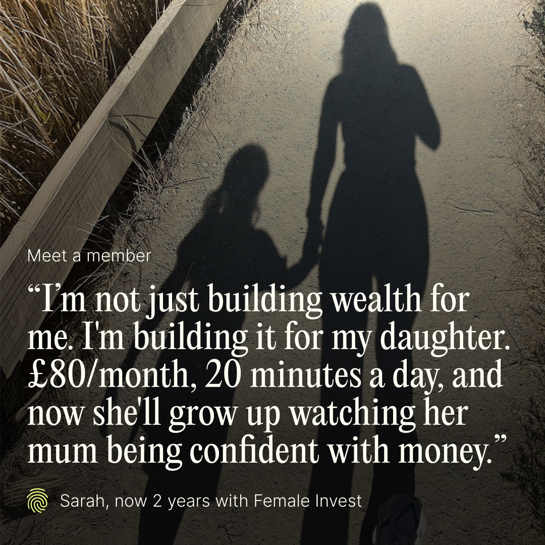 Female Invest Facebook ad