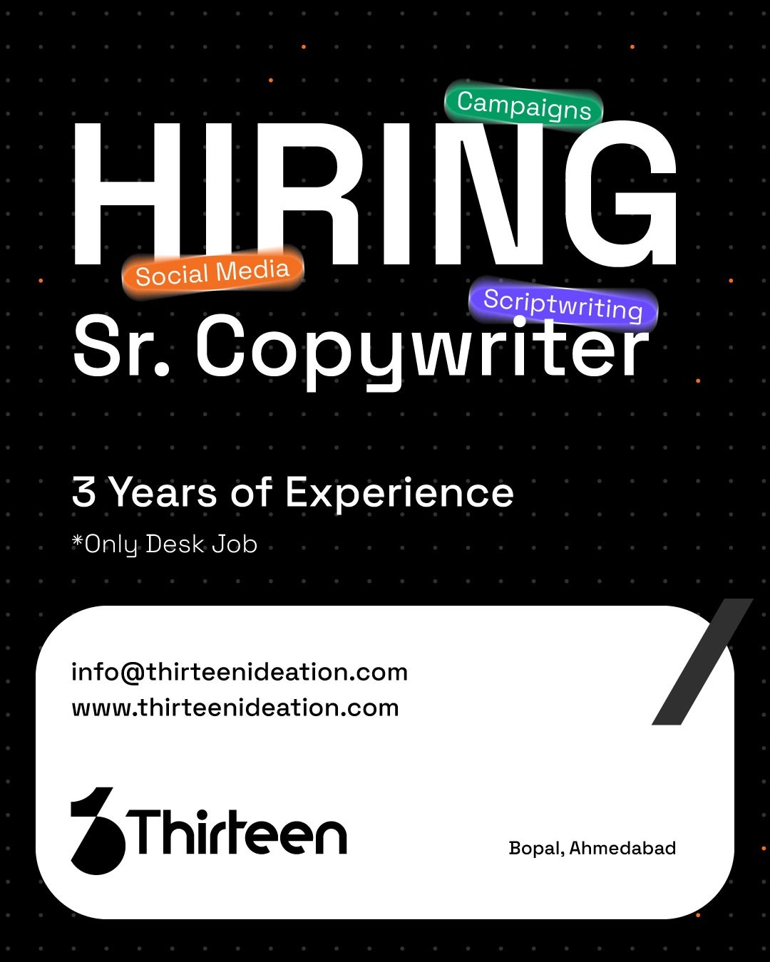 Thirteen Ideation Facebook ad