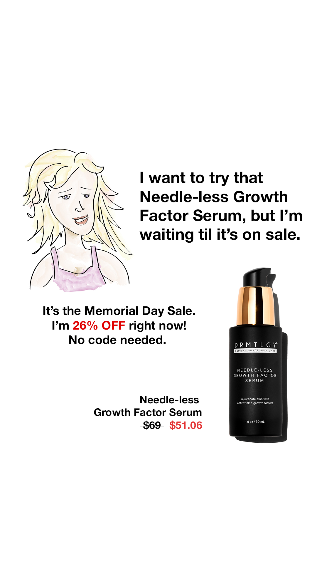 DRMTLGY Facebook ad
