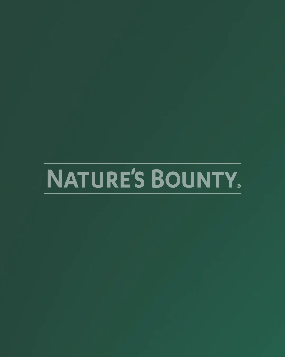 Nature's Bounty Facebook ad: It's in your nature to thrive.