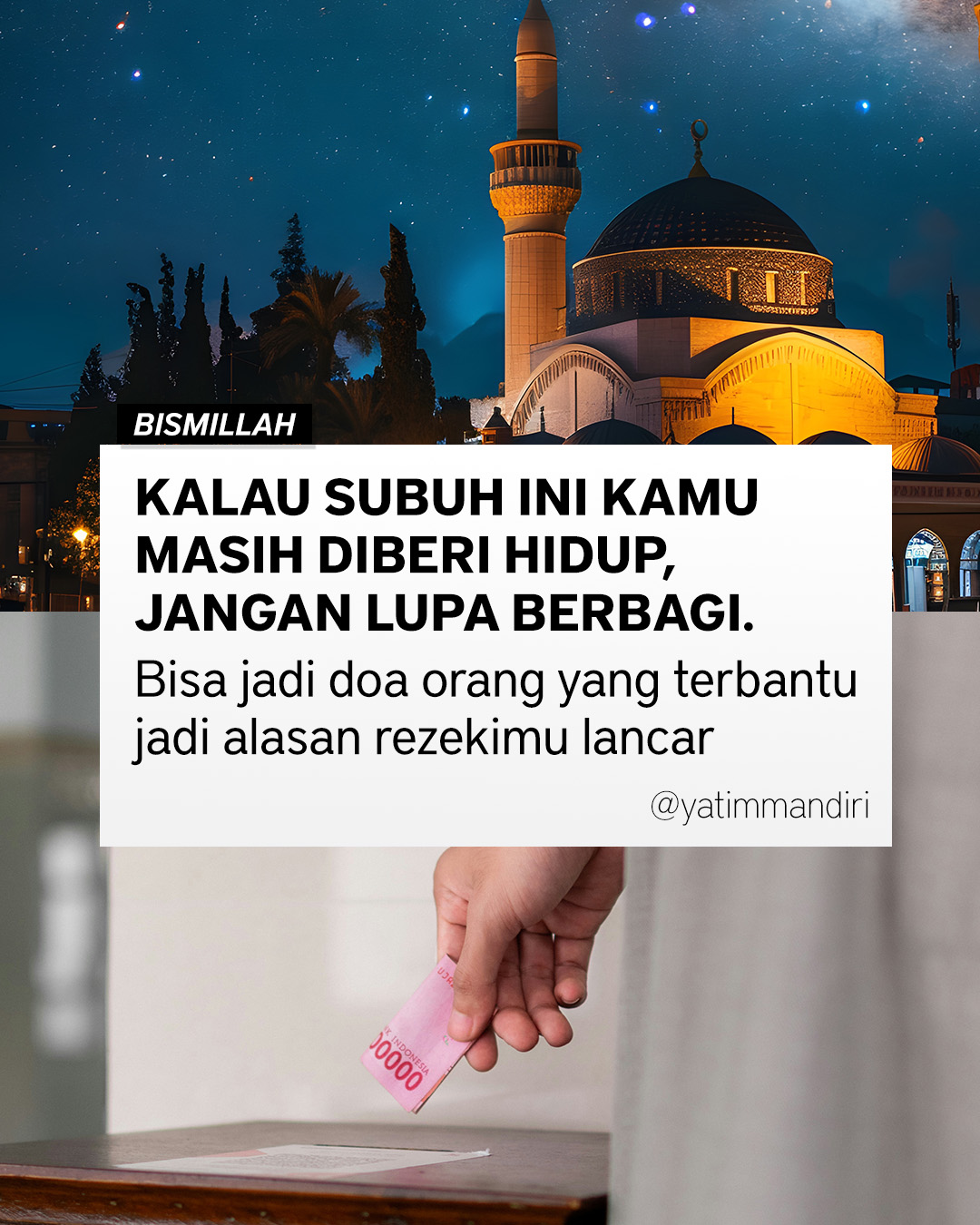 Yatim Mandiri Facebook ad