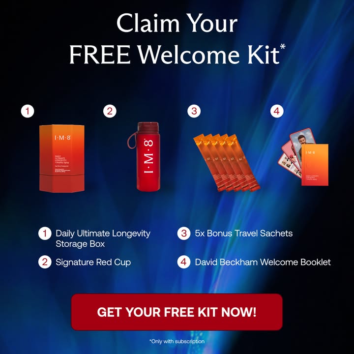 IM8 Facebook ad: Longevity Starts at the Cellular Level