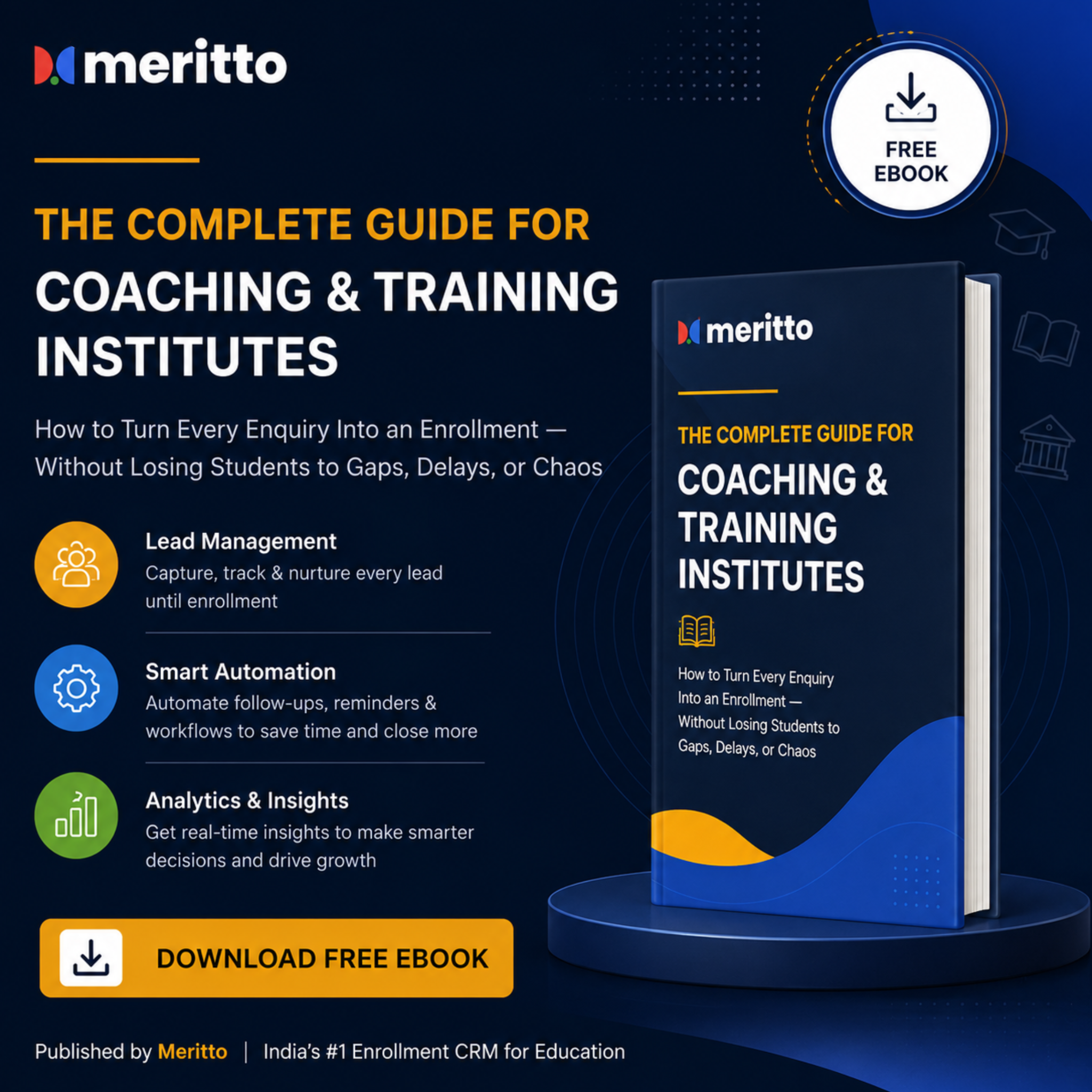 Meritto Facebook ad: The Complete Guide for Coaching & Training Institutes