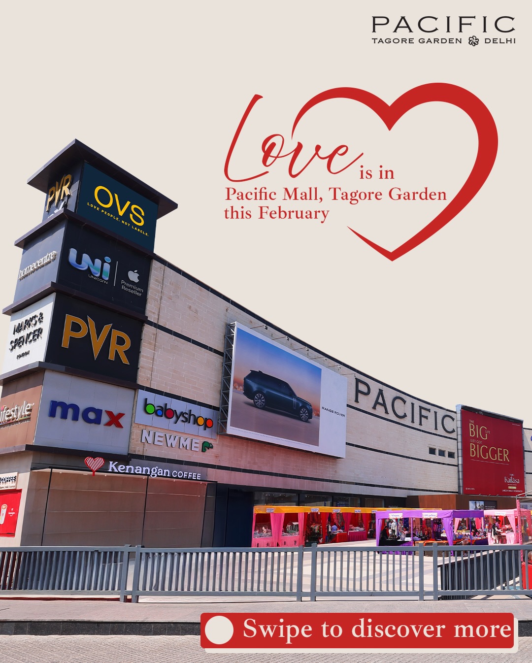 Pacific Mall Tagore Garden Facebook ad