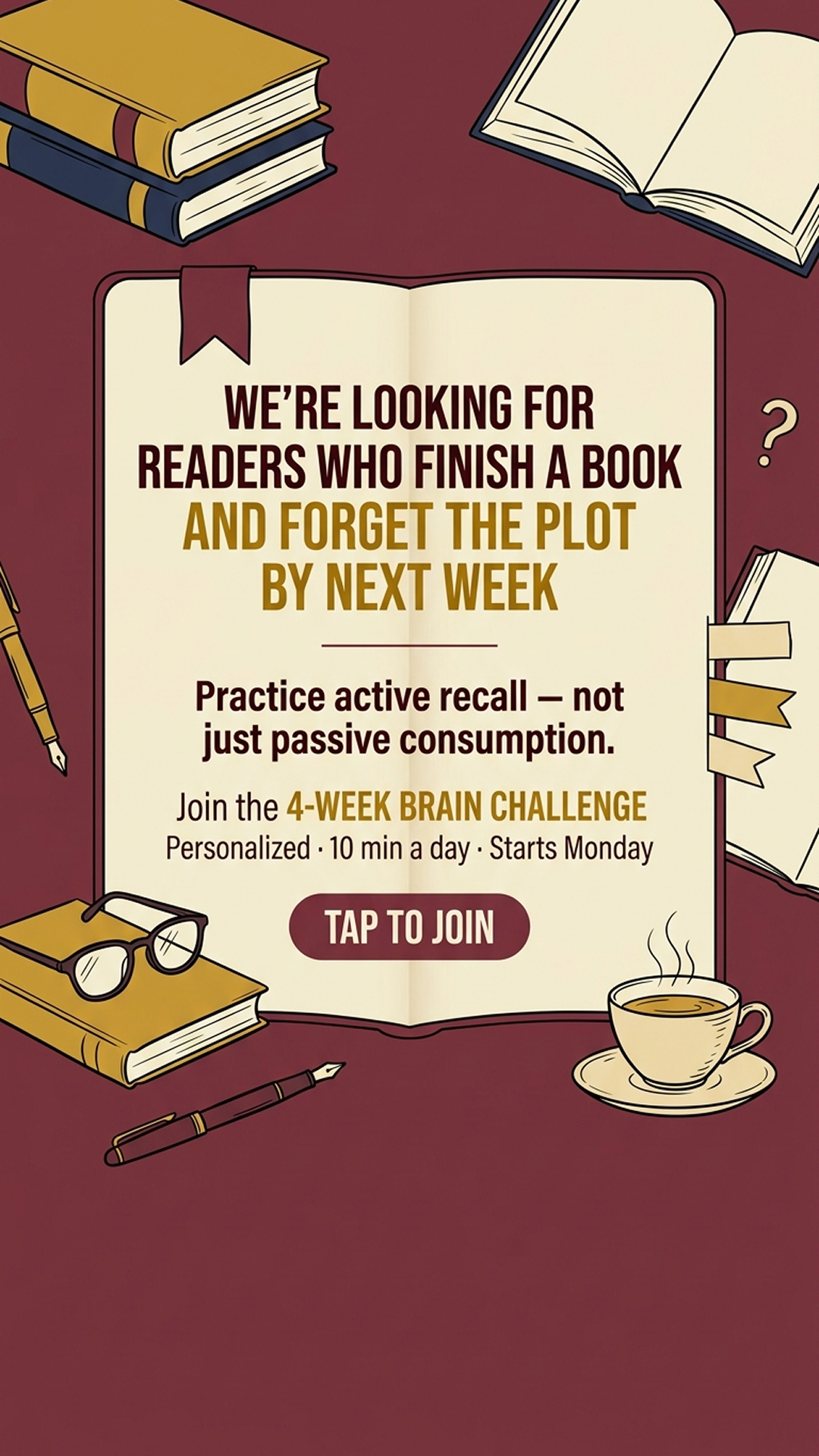 Impulse: Brain Training & Self-Discovery Facebook ad
