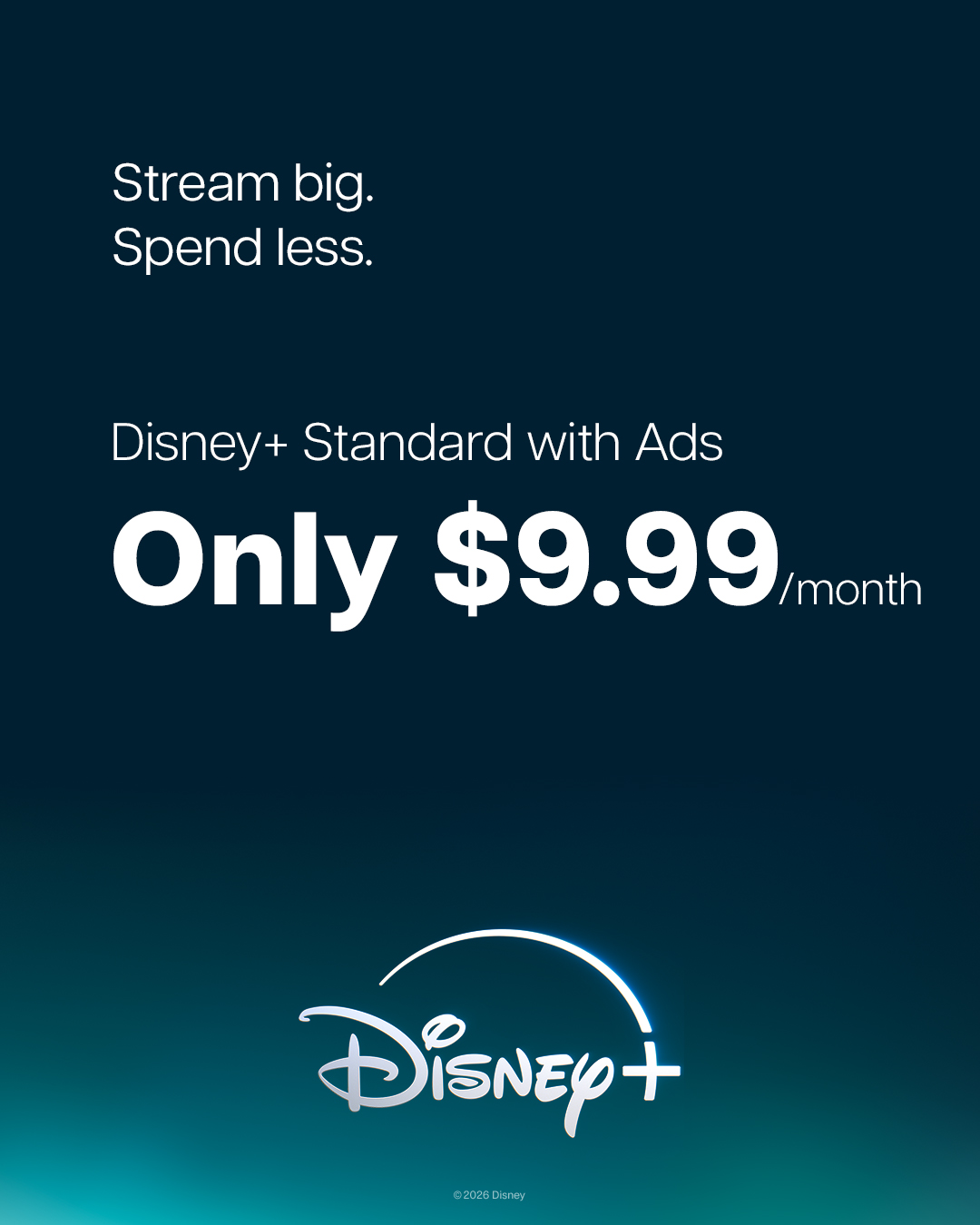 Disney+ Facebook ad