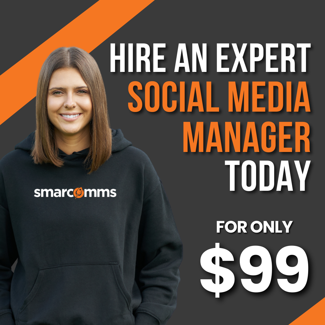 Smarcomms Services Facebook ad: 4.7 stars on Google from 150+ ratings