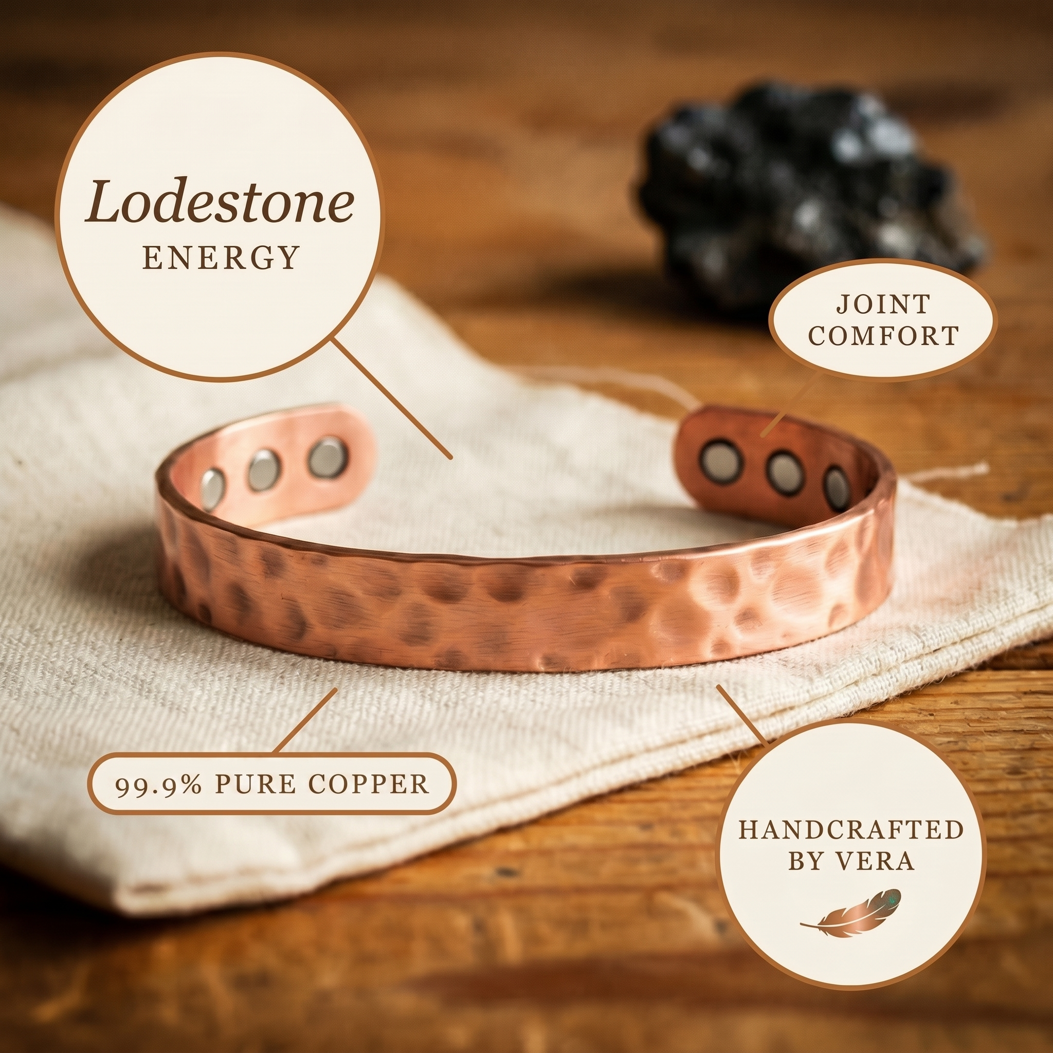 Vera’s Copper Jewelry Facebook ad