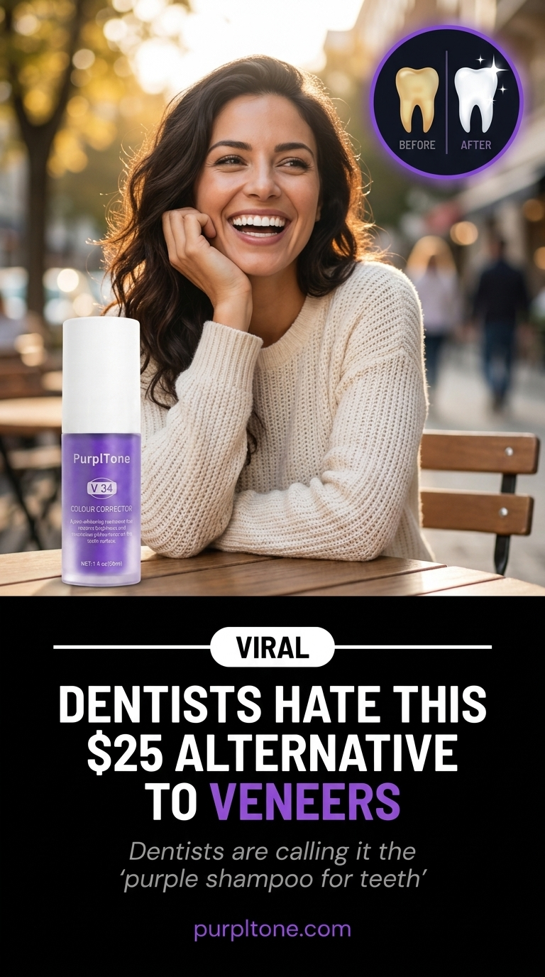 PurplTone Facebook ad: Dentists Hate This $25 Alternative To Veneers