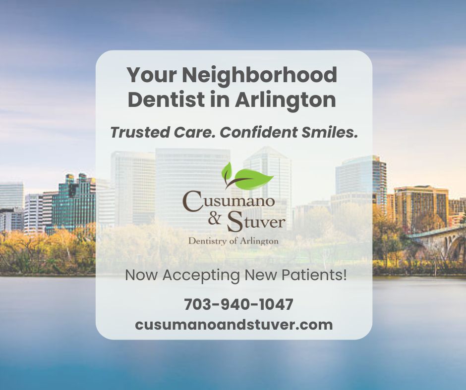 Cusumano and Stuver Dentistry of Arlington Facebook ad from Jan 5, 2026