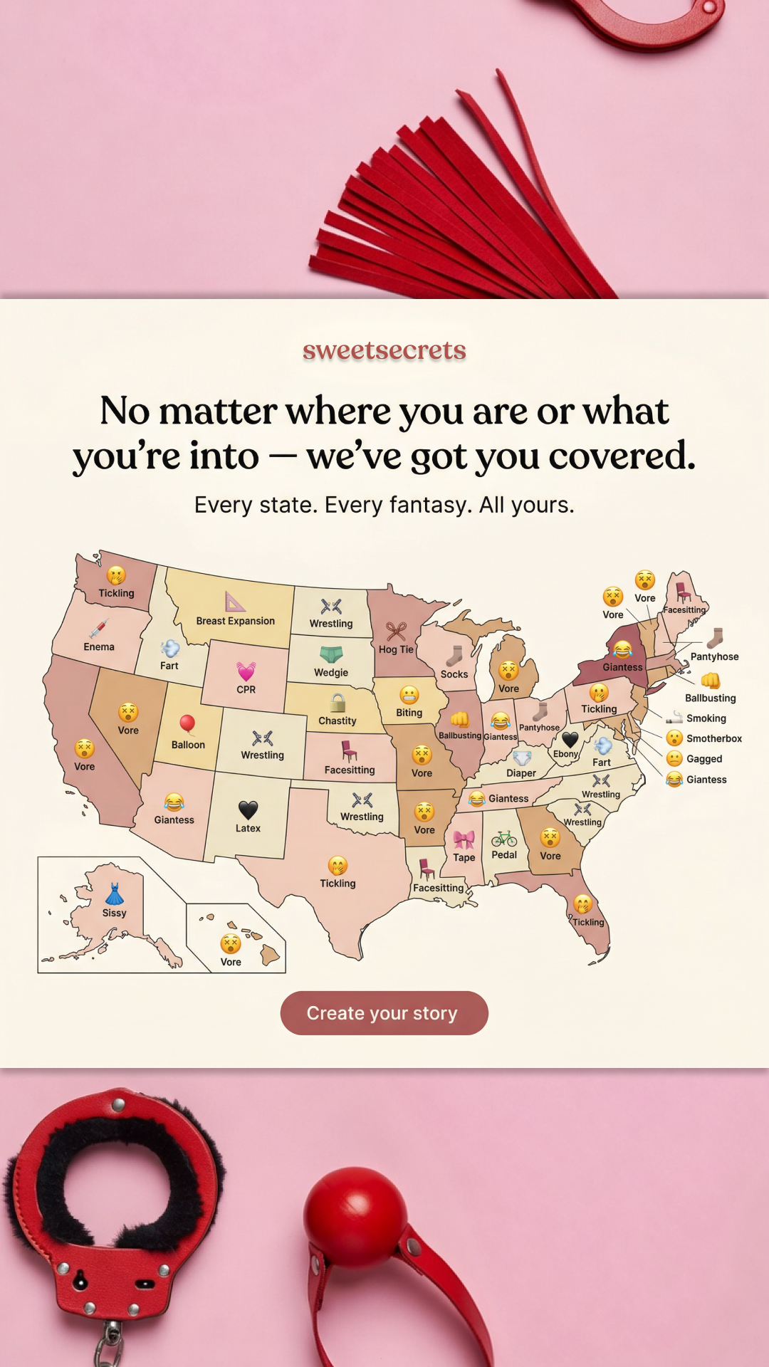 Sweetsecrets Facebook ad