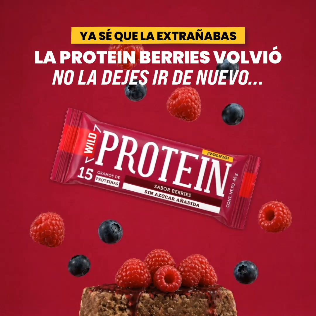 The Wild Foods Facebook ad: ¡Volvió Wild Protein Berries!