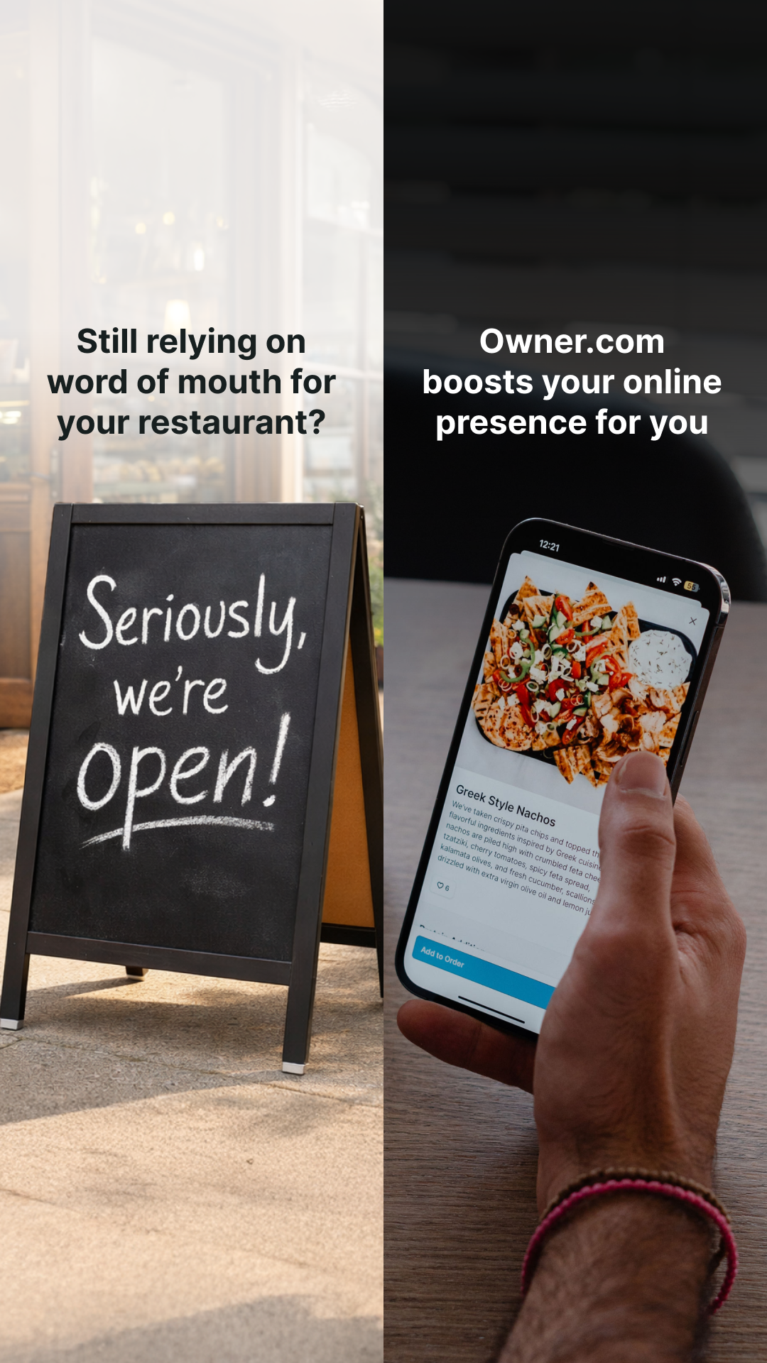 Owner.com Facebook ad