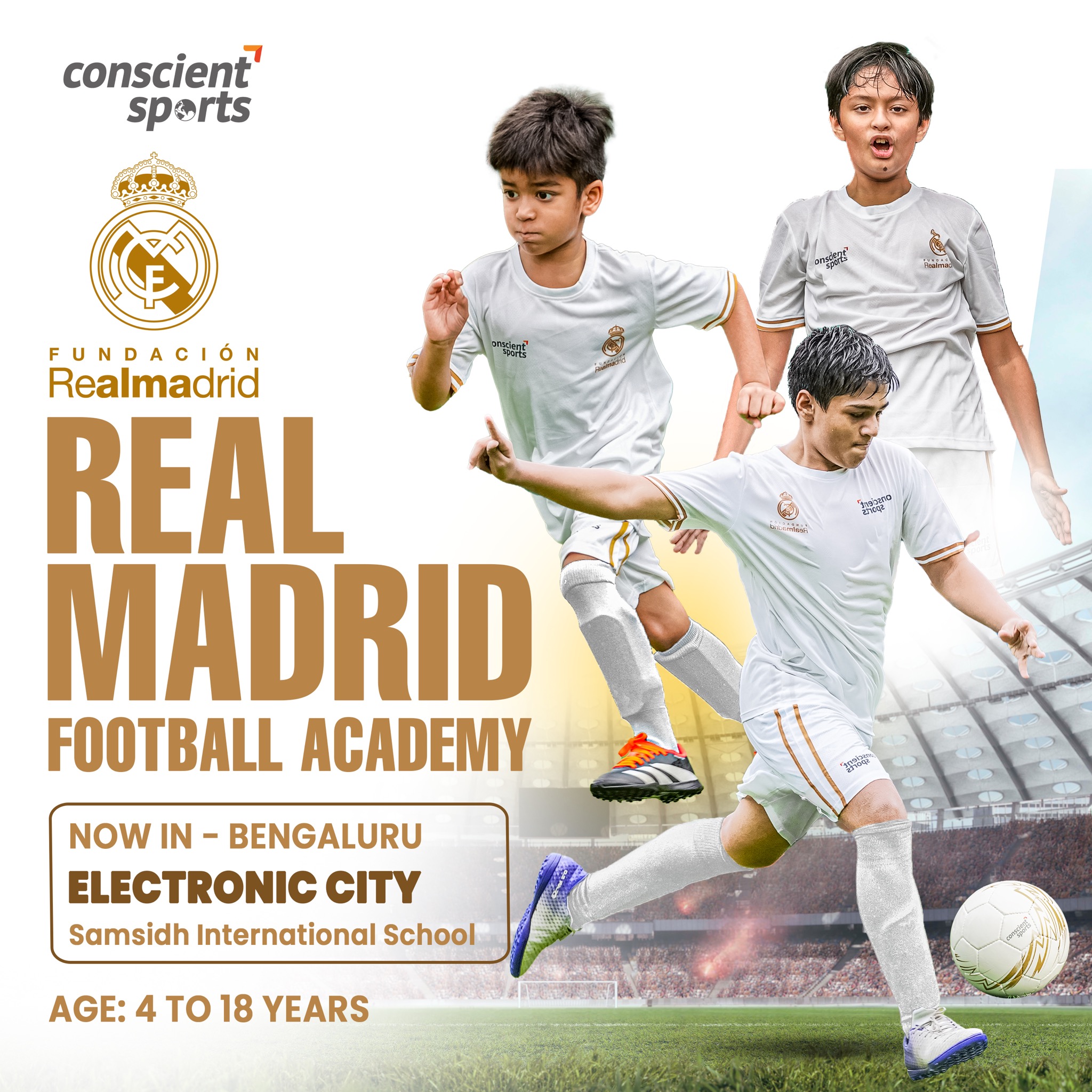 RMF India - Partner Conscient Sports Facebook ad