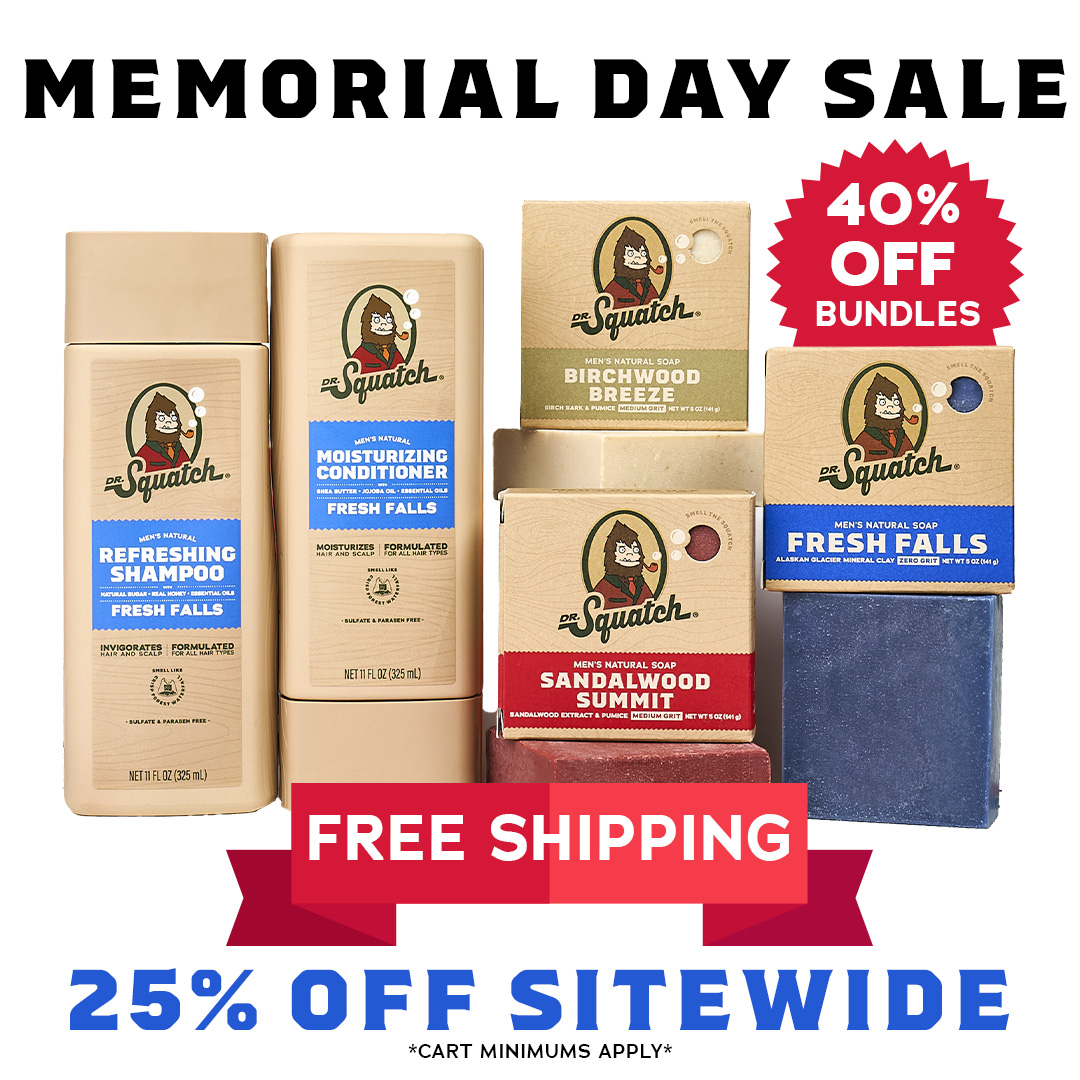 Dr. Squatch Facebook ad