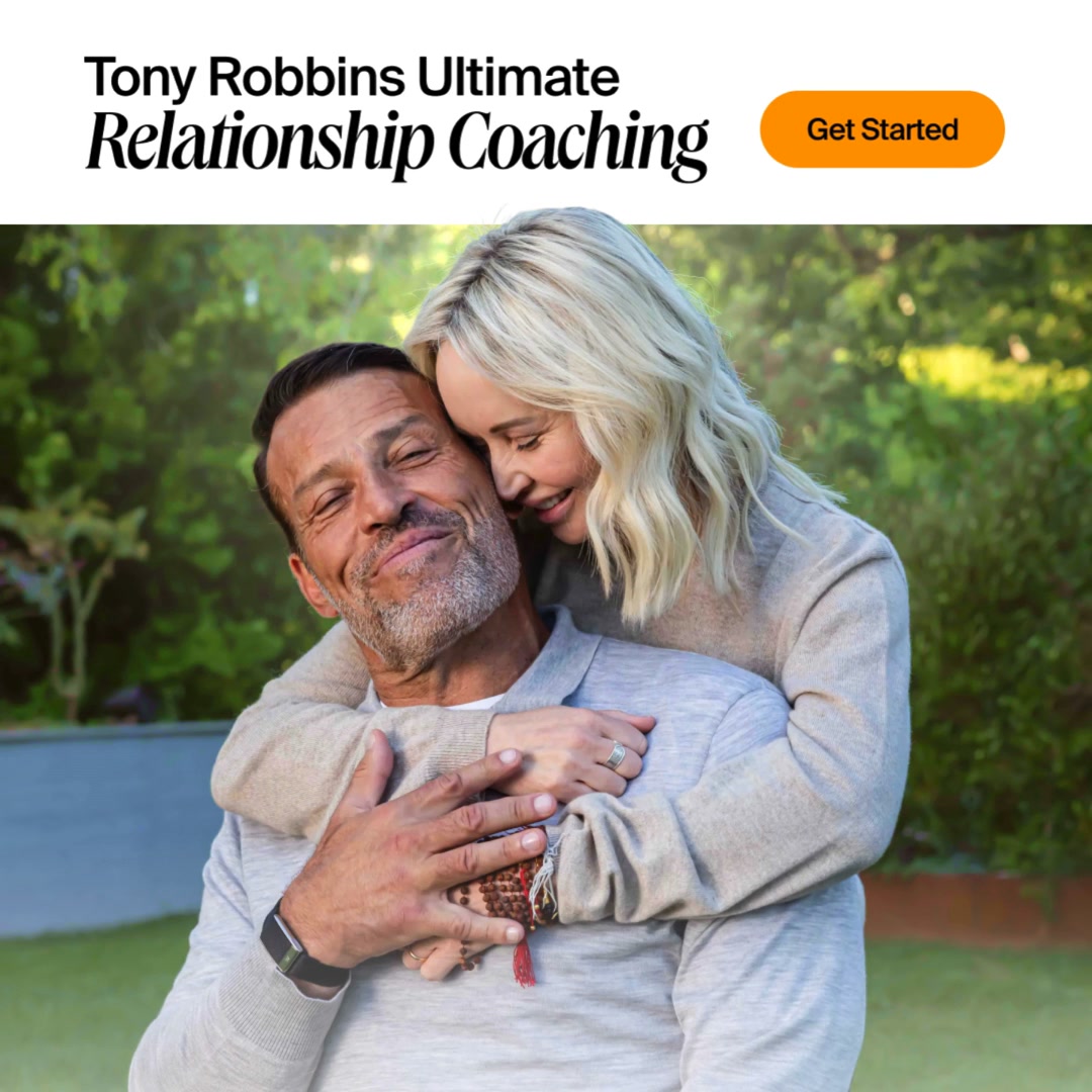 Tony Robbins Facebook ad: Feel wanted again-with the right skills