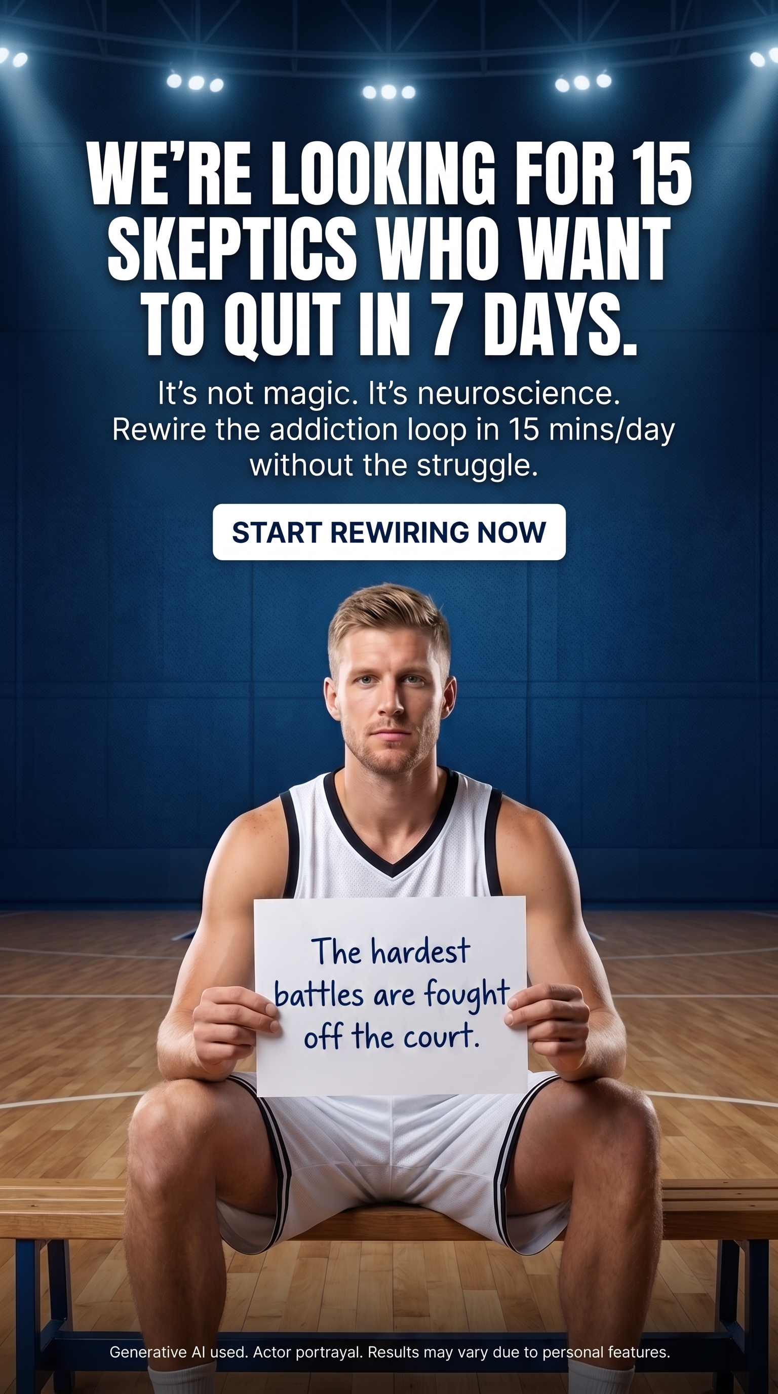 Hypnosis to Stop Smoking Facebook ad