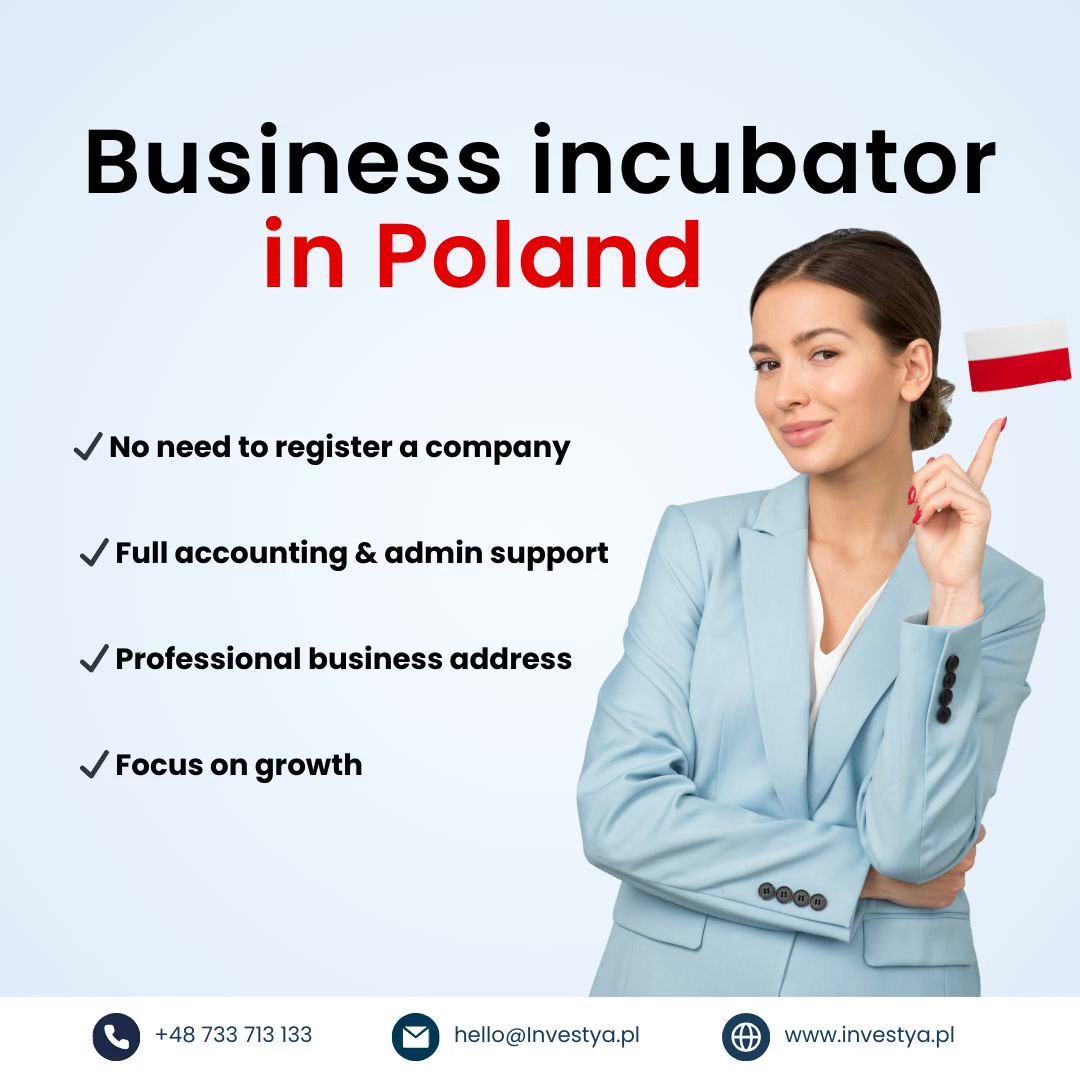 Investya - Business & Consulting Services Facebook ad: Work with Global Clients Legally in Poland