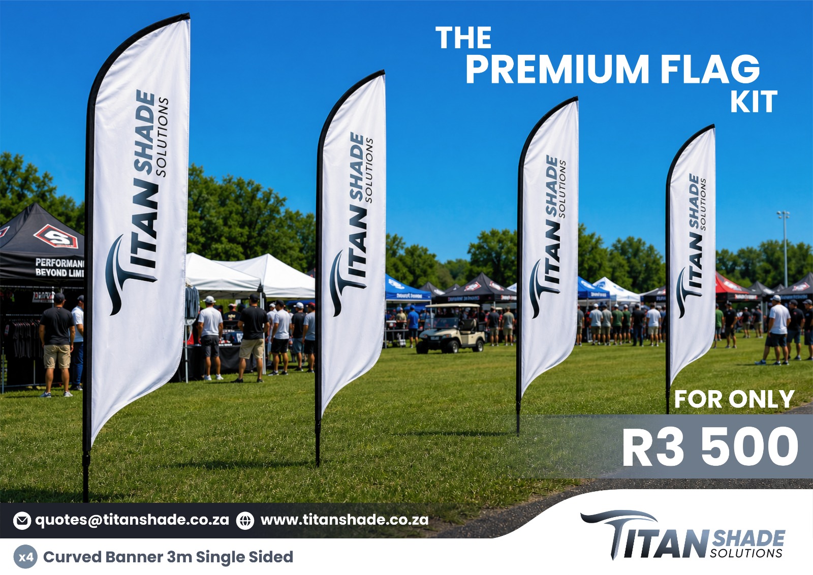 Titan Shade Solutions Facebook ad: Stand tall. Stand out.