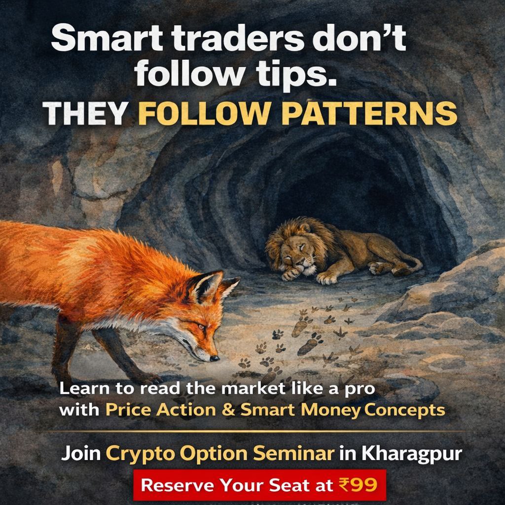Crypto City-Learn Zero to Pro in Crypto Trading Facebook ad: Crypto Options Seminar in Kharagpur @ ₹99