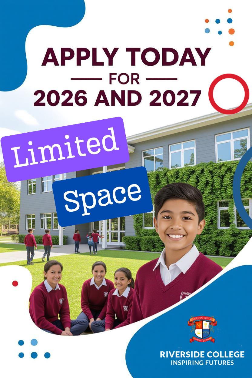 Riverside College Facebook ad: 2026 - Limited Space