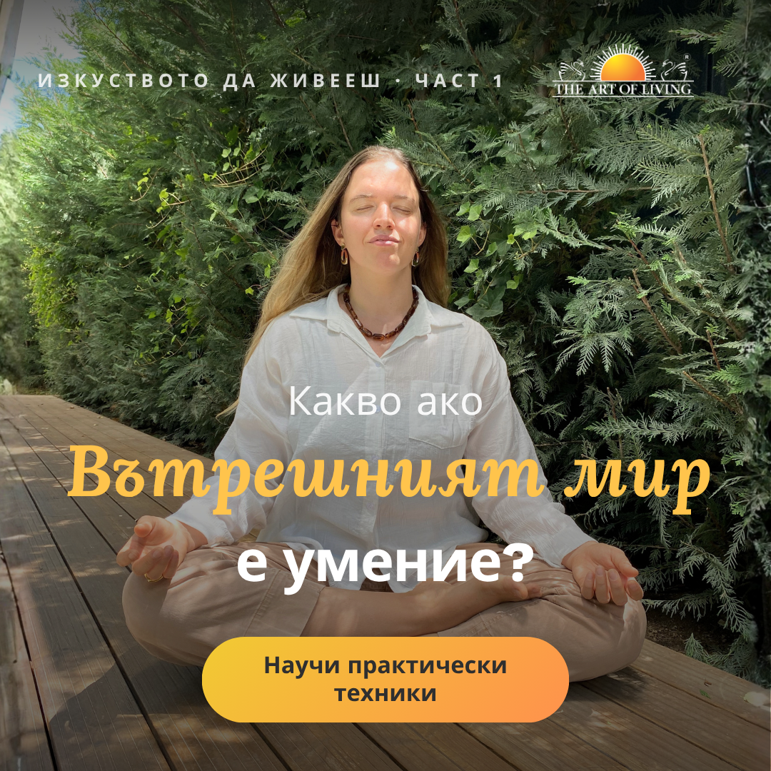 The Art of Living Facebook ad