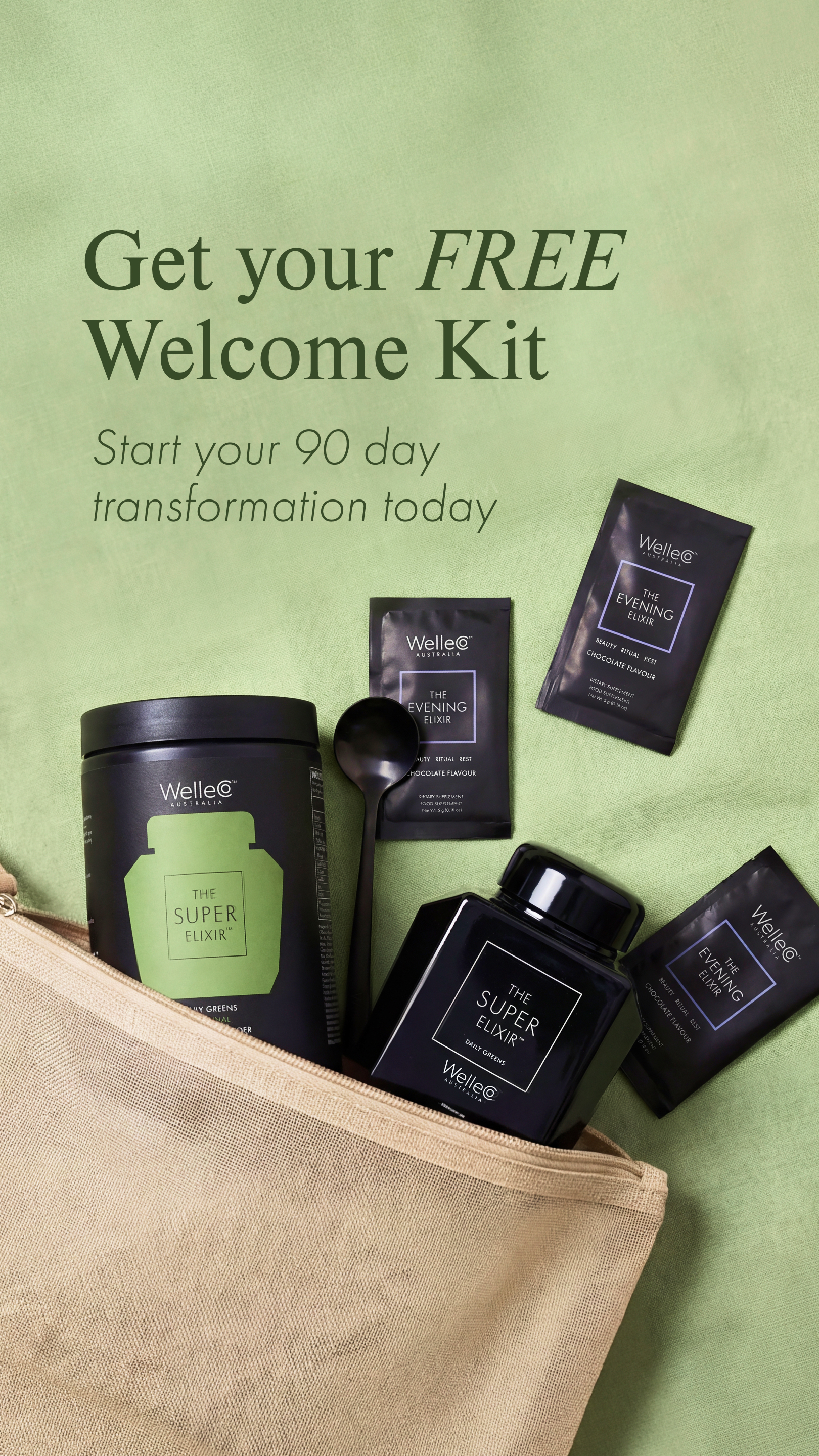 WelleCo Facebook ad