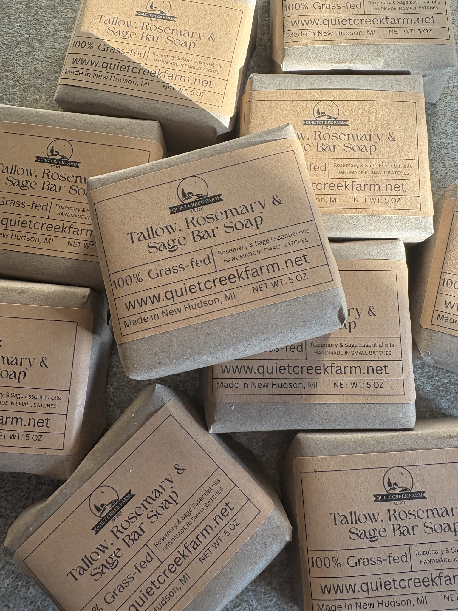 Quiet Creek Farm Facebook ad: Tallow Soap Bundle Deal