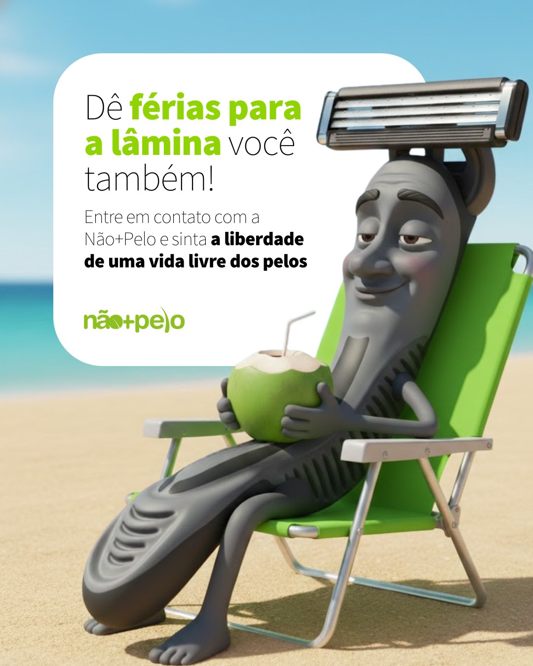 Não + Pelo Novo Hamburgo Facebook ad: Você não nasceu pra viver refém da lâmina.