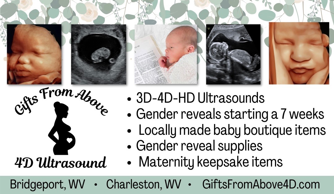 Gifts From Above 4D Ultrasound Facebook ad: Book an appointment today