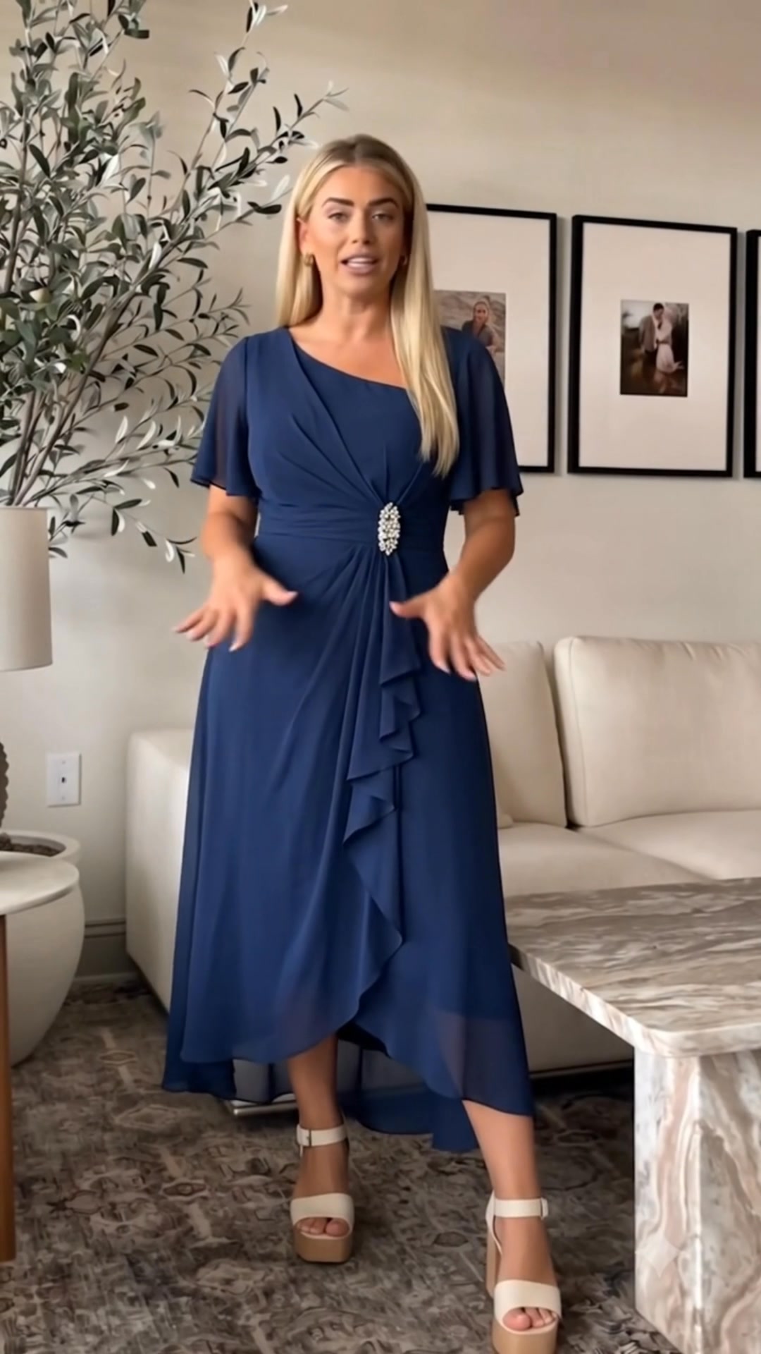 Ever-Pretty.com Facebook ad: Formal Wedding Guest Dress