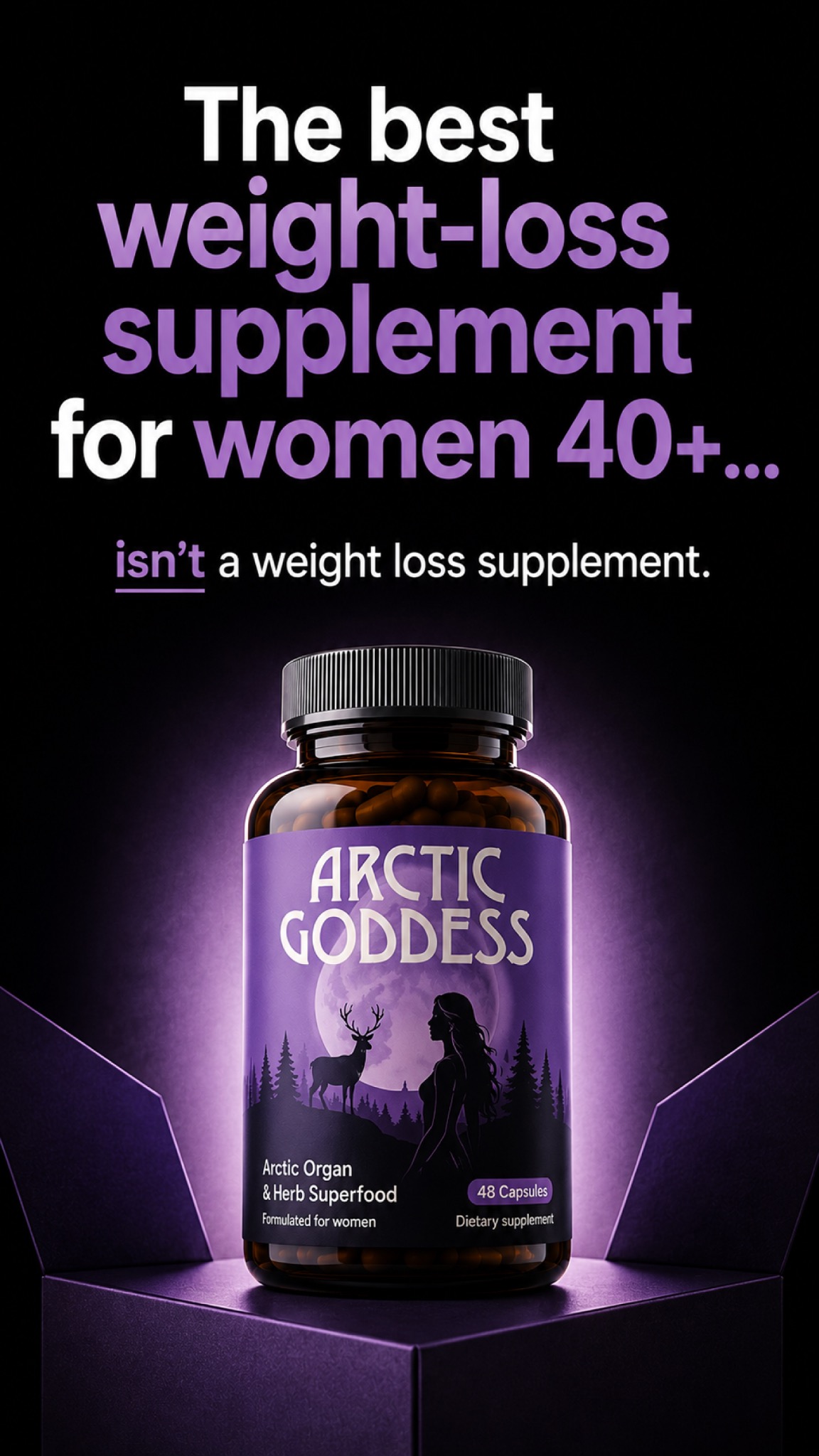 Arctic Goddess Facebook ad