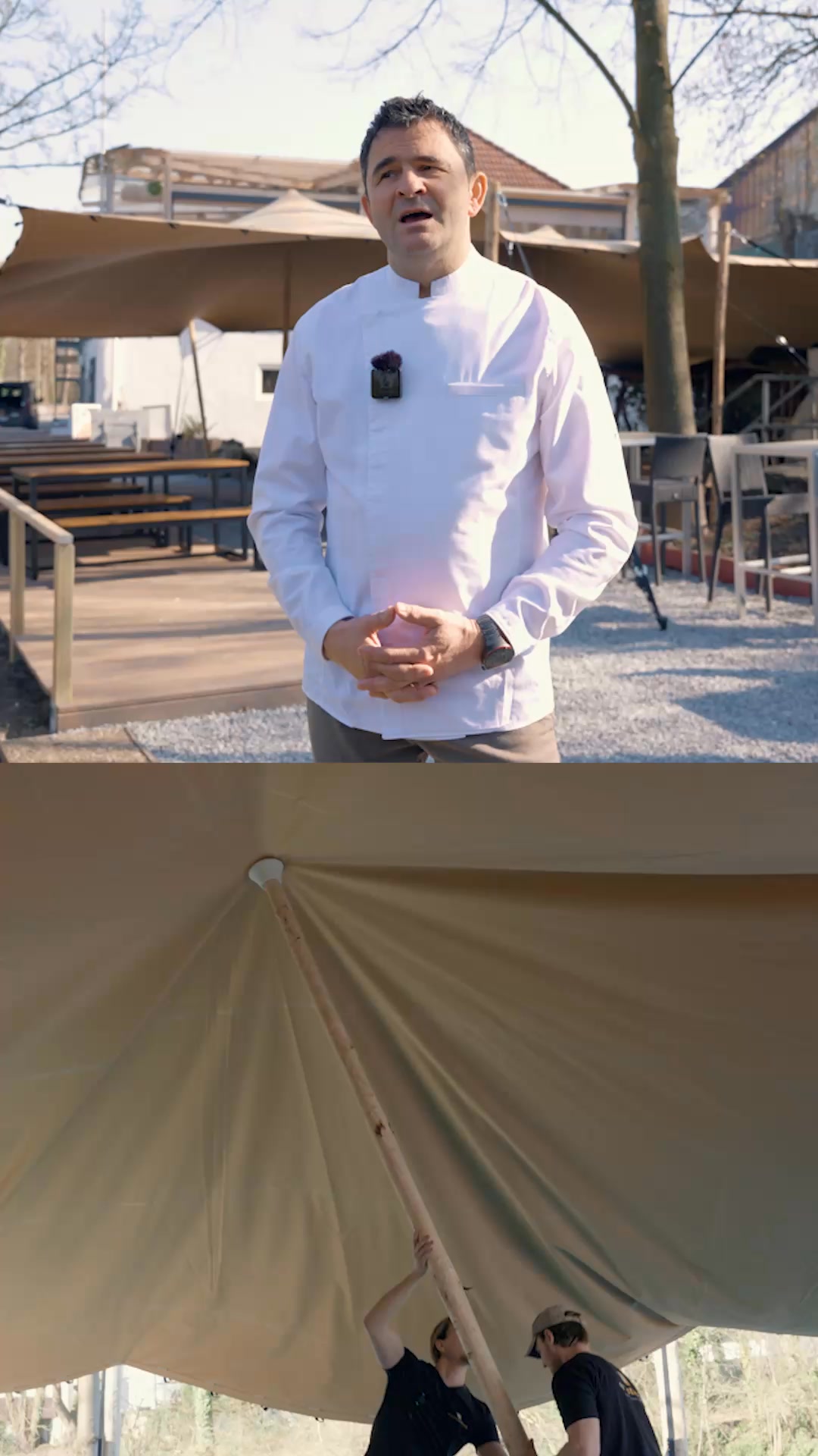 EuroStretchtents Facebook ad: 250 seats outside. Whatever the weather