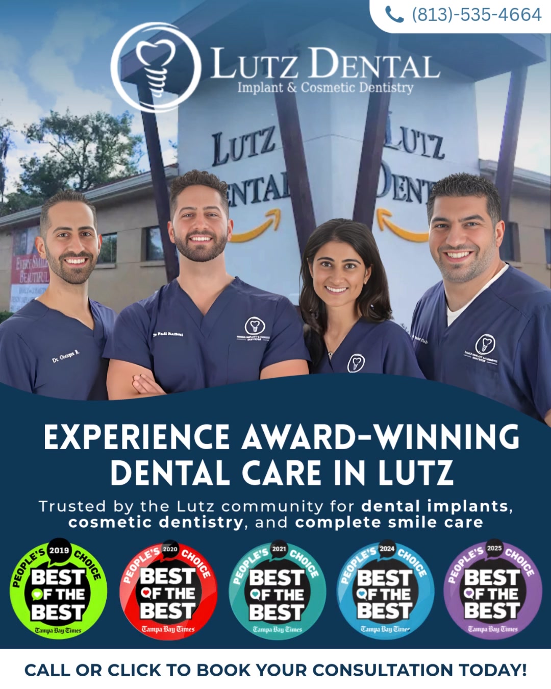 Lutz Dental Facebook ad from Mar 24, 2026
