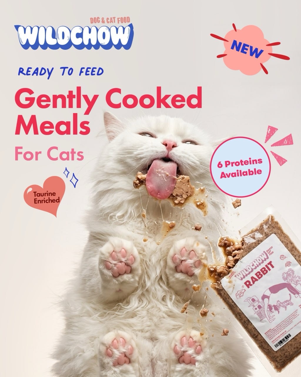 WildChow Pet Facebook ad