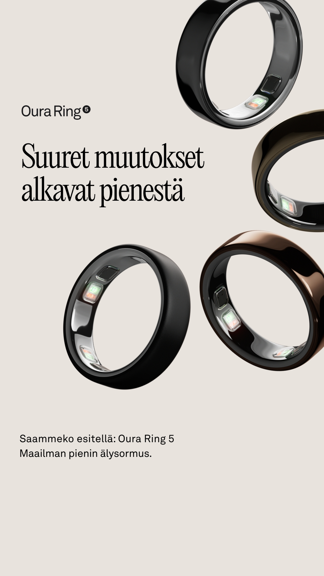 ŌURA Facebook ad