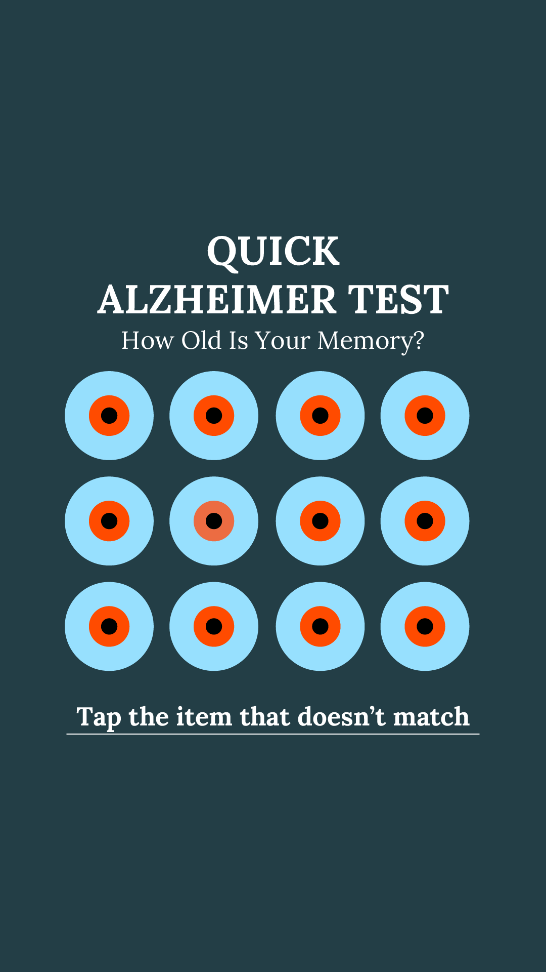 Brain Health Check Facebook ad