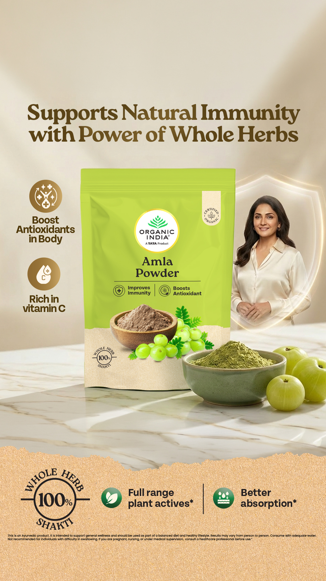 Organic India Facebook ad
