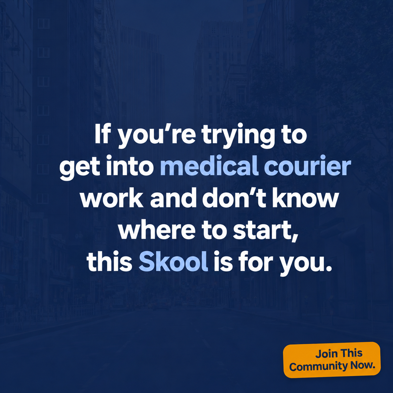 Skool Facebook ad