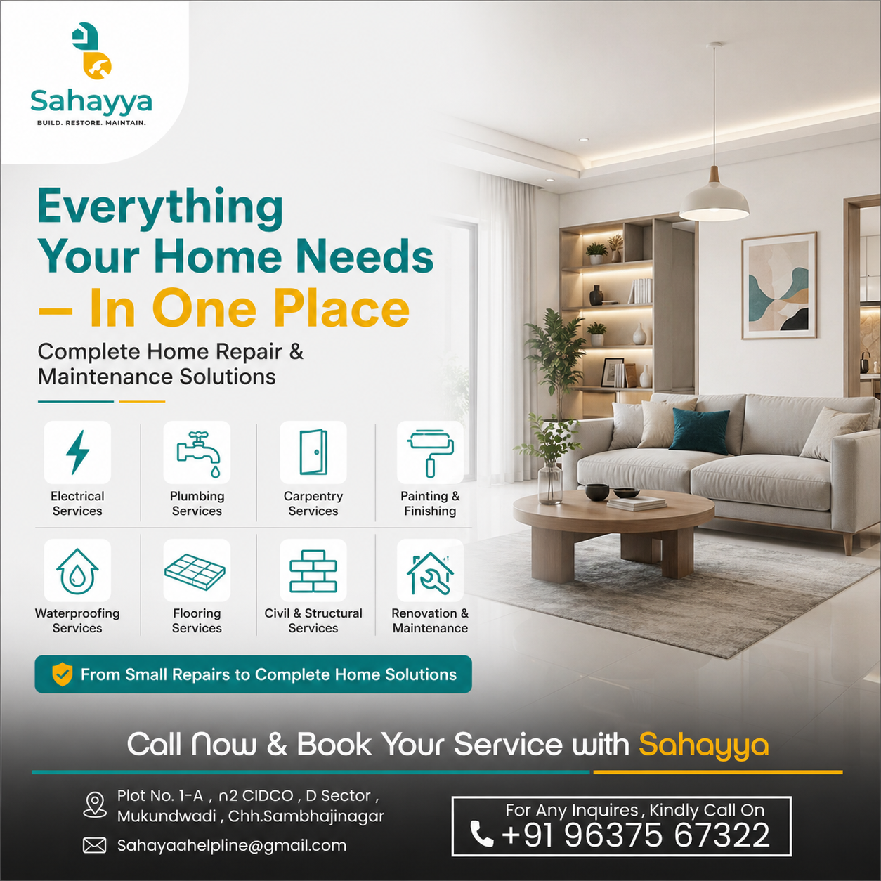 Sahayya Facebook ad: Chat with us